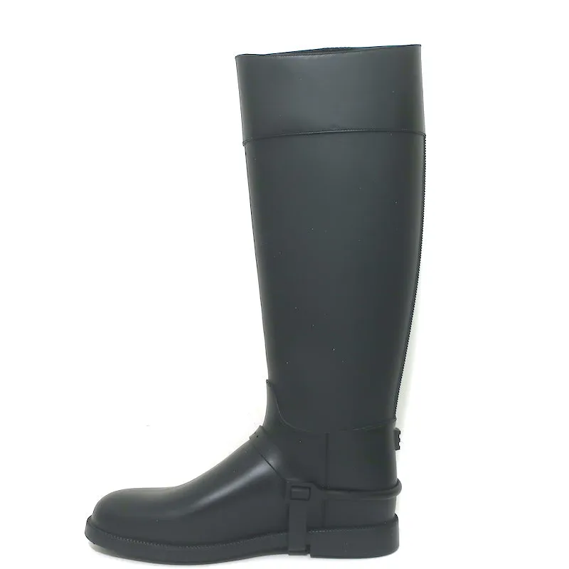 Givenchy Gummireitstiefel Schwarz Größe 38 Kniehohe Regenstiefel