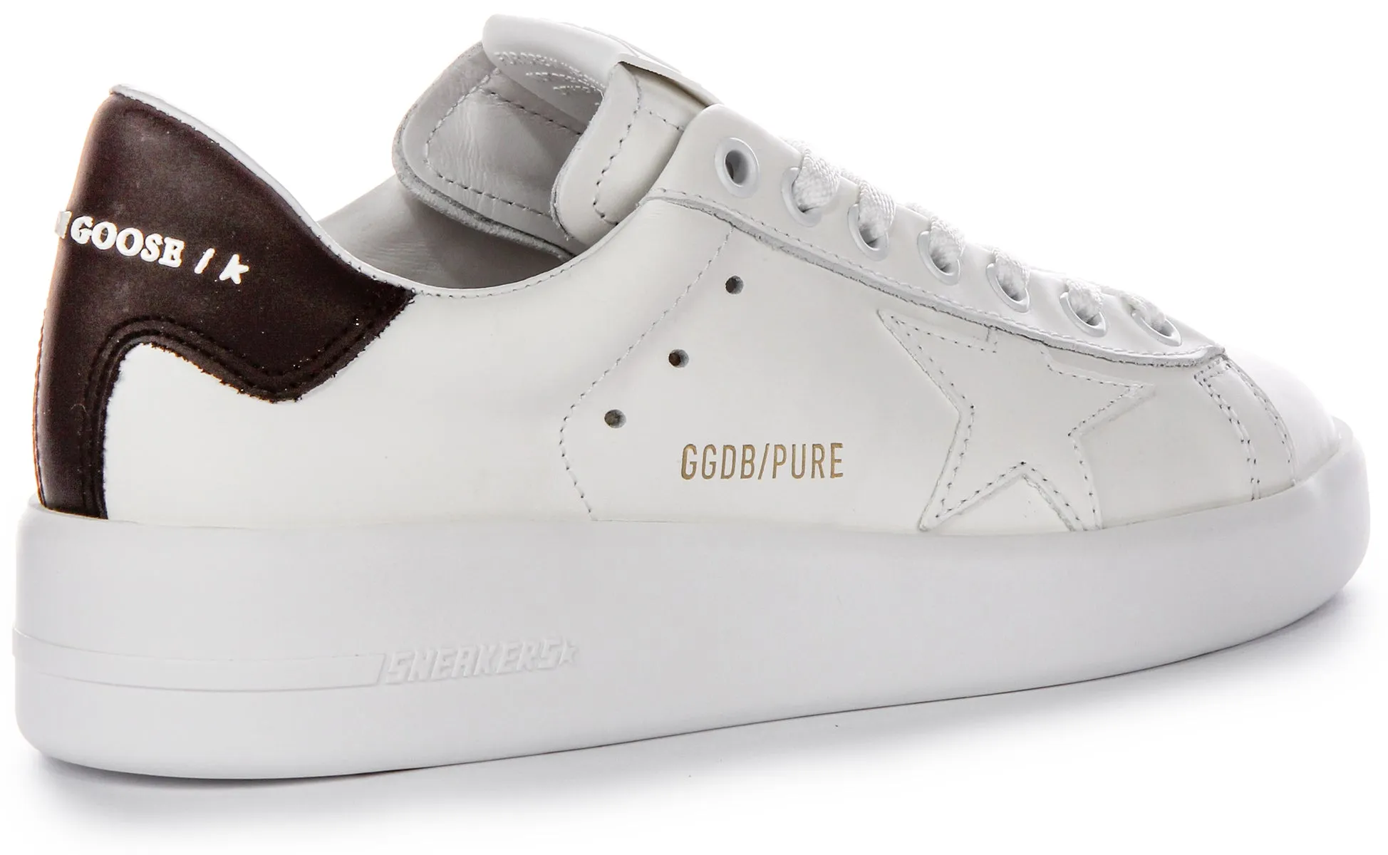 Golden Goose Pure Star Neu in Weiß Schwarz Damen Schuhe Golden Goose