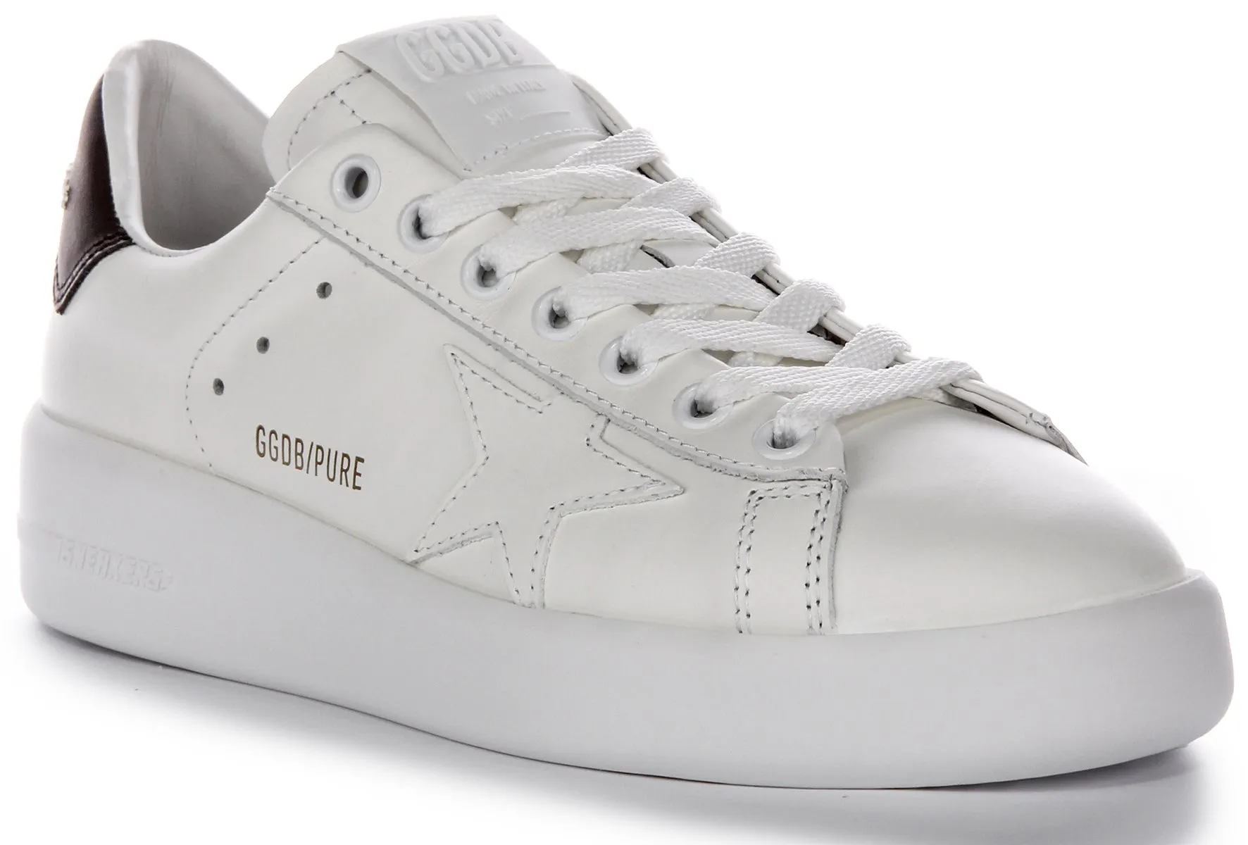 Golden Goose Pure Star Neu in Weiß Schwarz Damen Schuhe Golden Goose