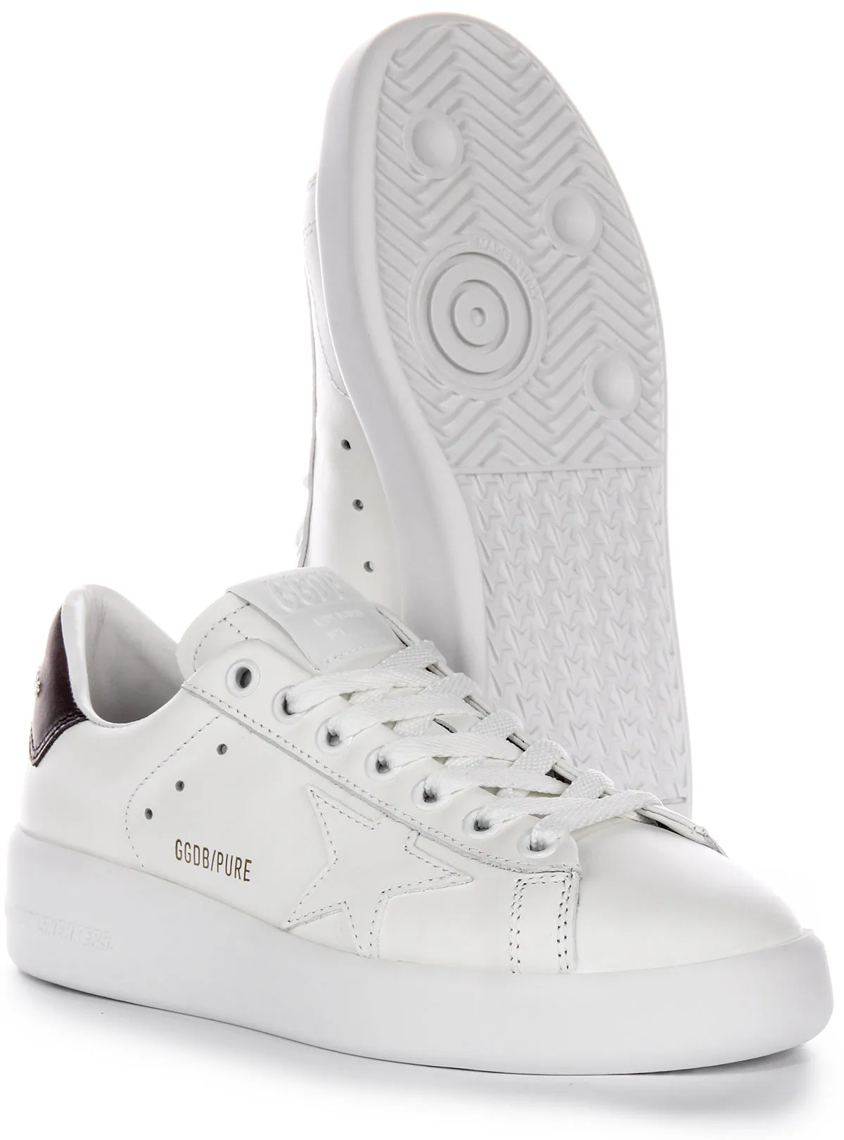 Golden Goose Pure Star Neu in Weiß Schwarz Damen Schuhe Golden Goose