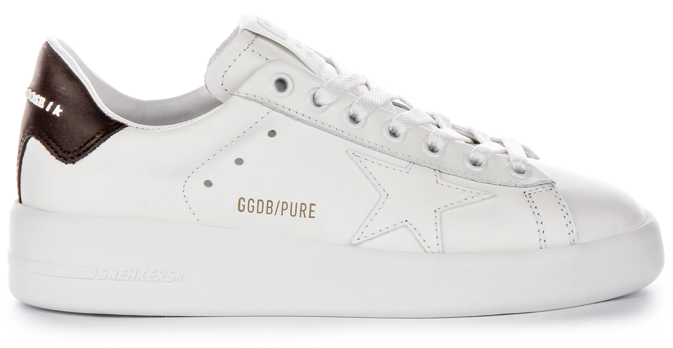 Golden Goose Pure Star Neu in Weiß Schwarz Damen Schuhe Golden Goose