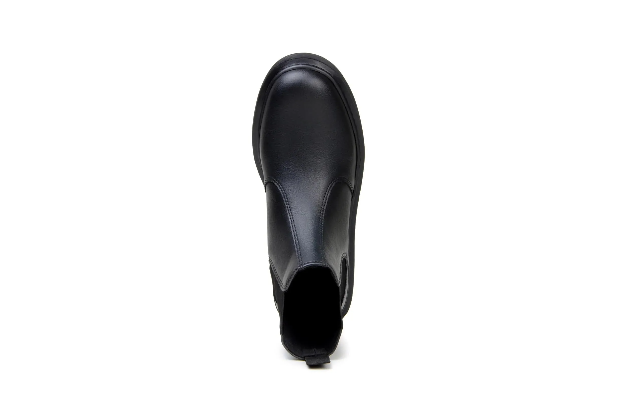 Green Laces x King55 Chelsea Vegan-Lederstiefel | Schwarz