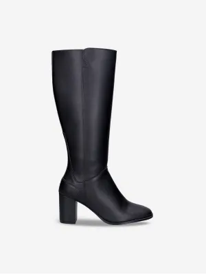 Greta Damen Vegane Apfel-Leder Stiefeletten | Schwarz