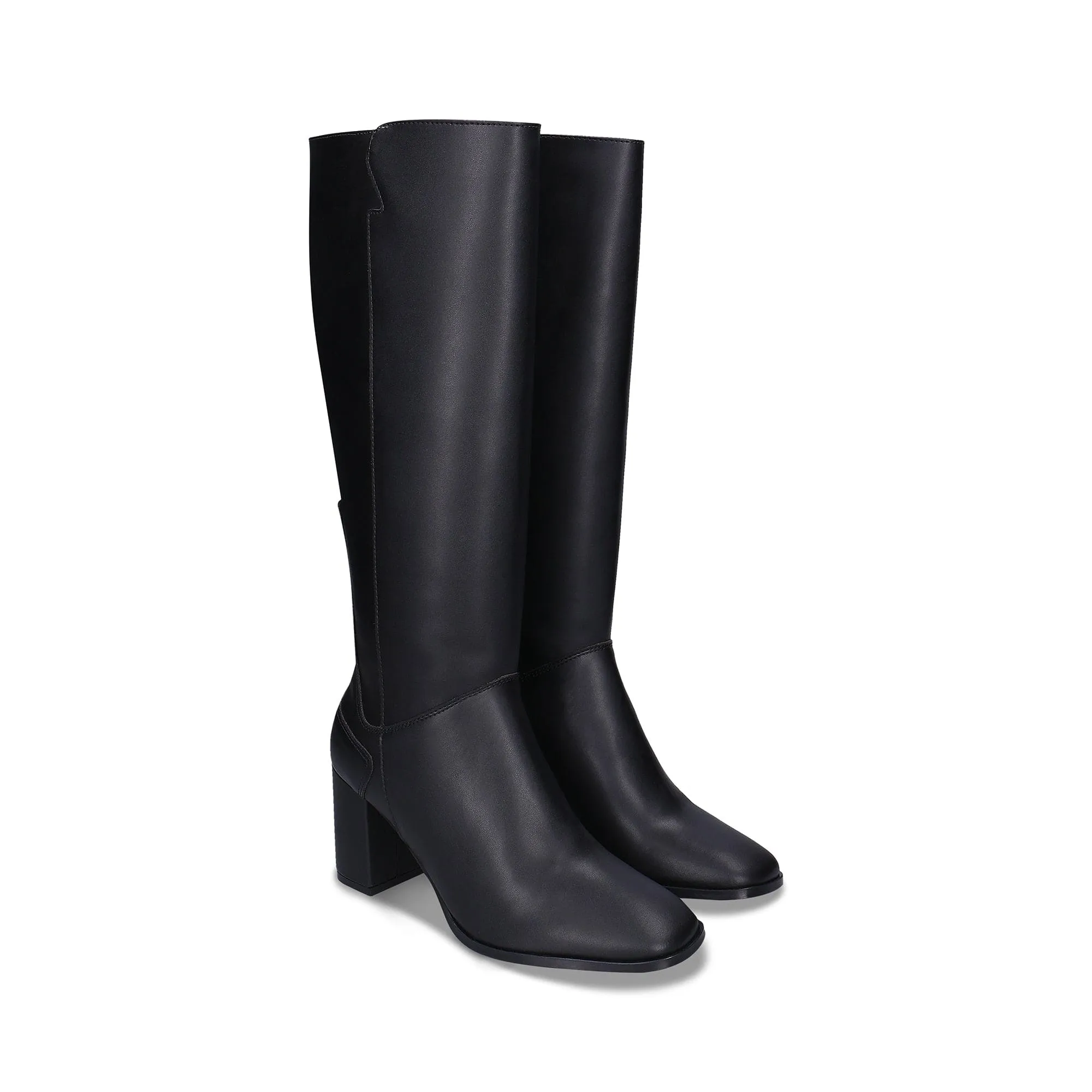 Greta Damen Vegane Apfel-Leder Stiefeletten | Schwarz