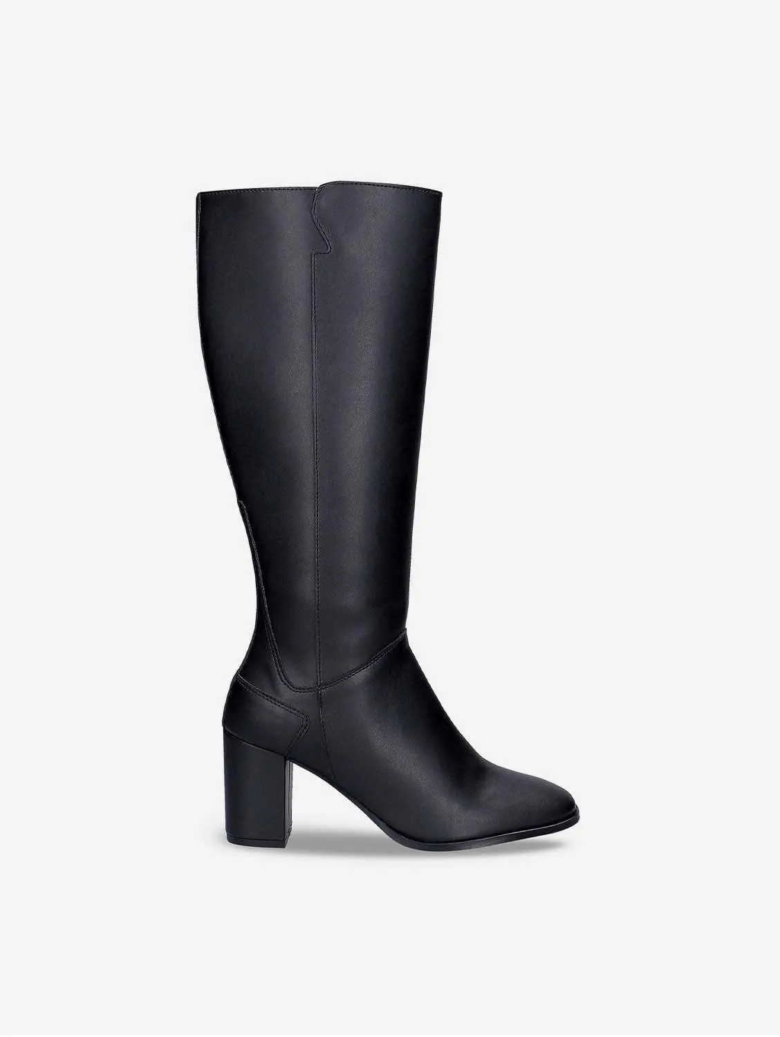 Greta Damen Vegane Apfel-Leder Stiefeletten | Schwarz