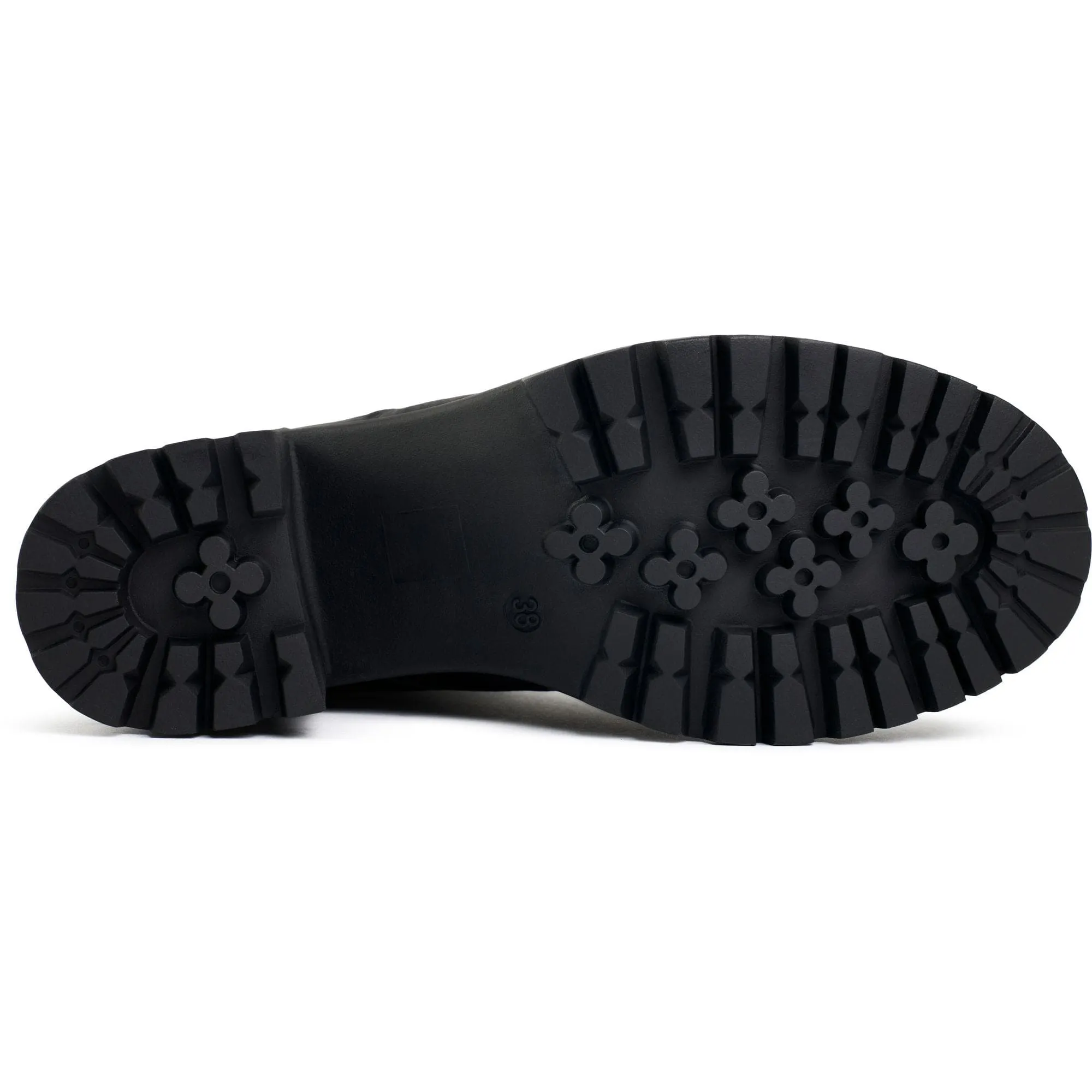 Guava Damen Vegane Leder Schnürstiefel | Schwarz