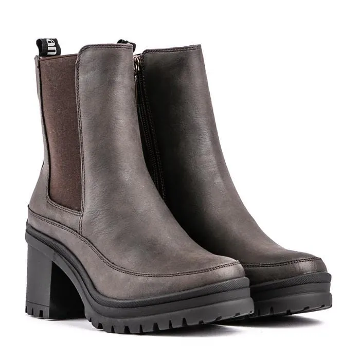 Hibiscus Damen Chelsea-Stiefel aus veganem Leder | Braun