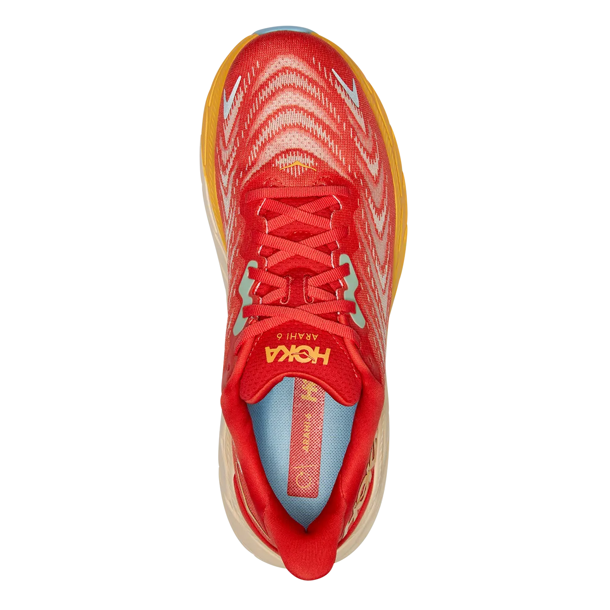 Hoka Arahi 6 - Fiesta - Bernstein Gelb