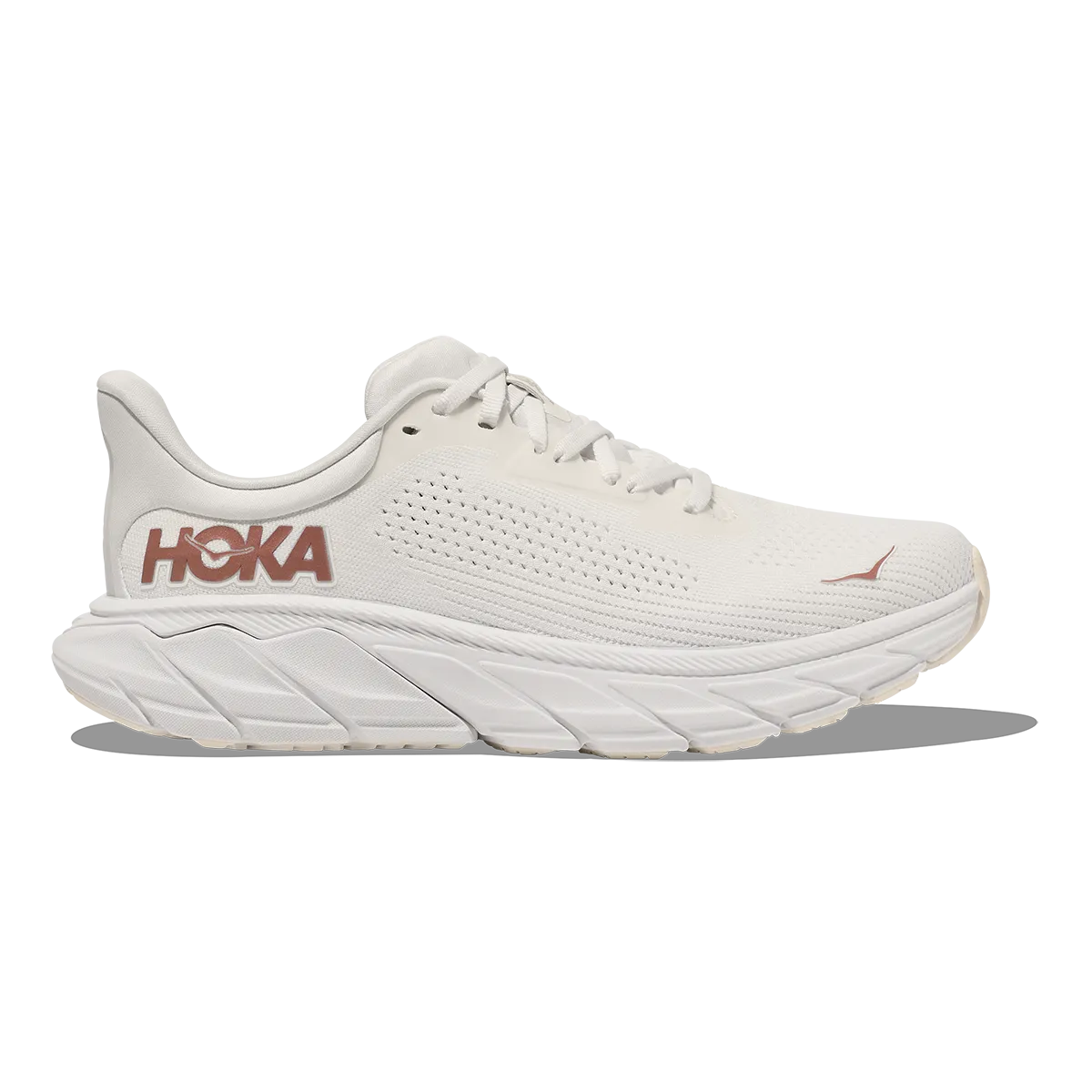 Hoka Arahi 7 - Blanc de Blanc - Roségold