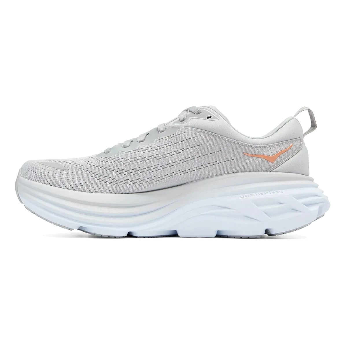 Hoka Bondi 8 - Hafennebel - Mondgestein