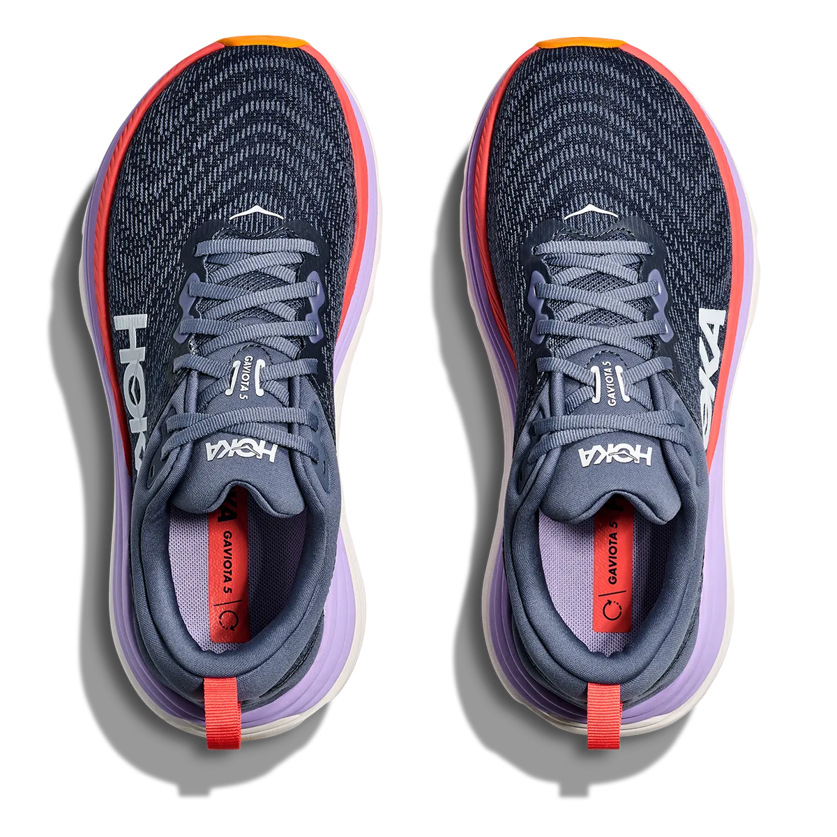 Hoka Gaviota 5 - Anker - Grapefruit