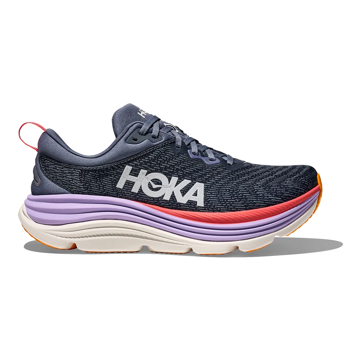 Hoka Gaviota 5 - Anker - Grapefruit
