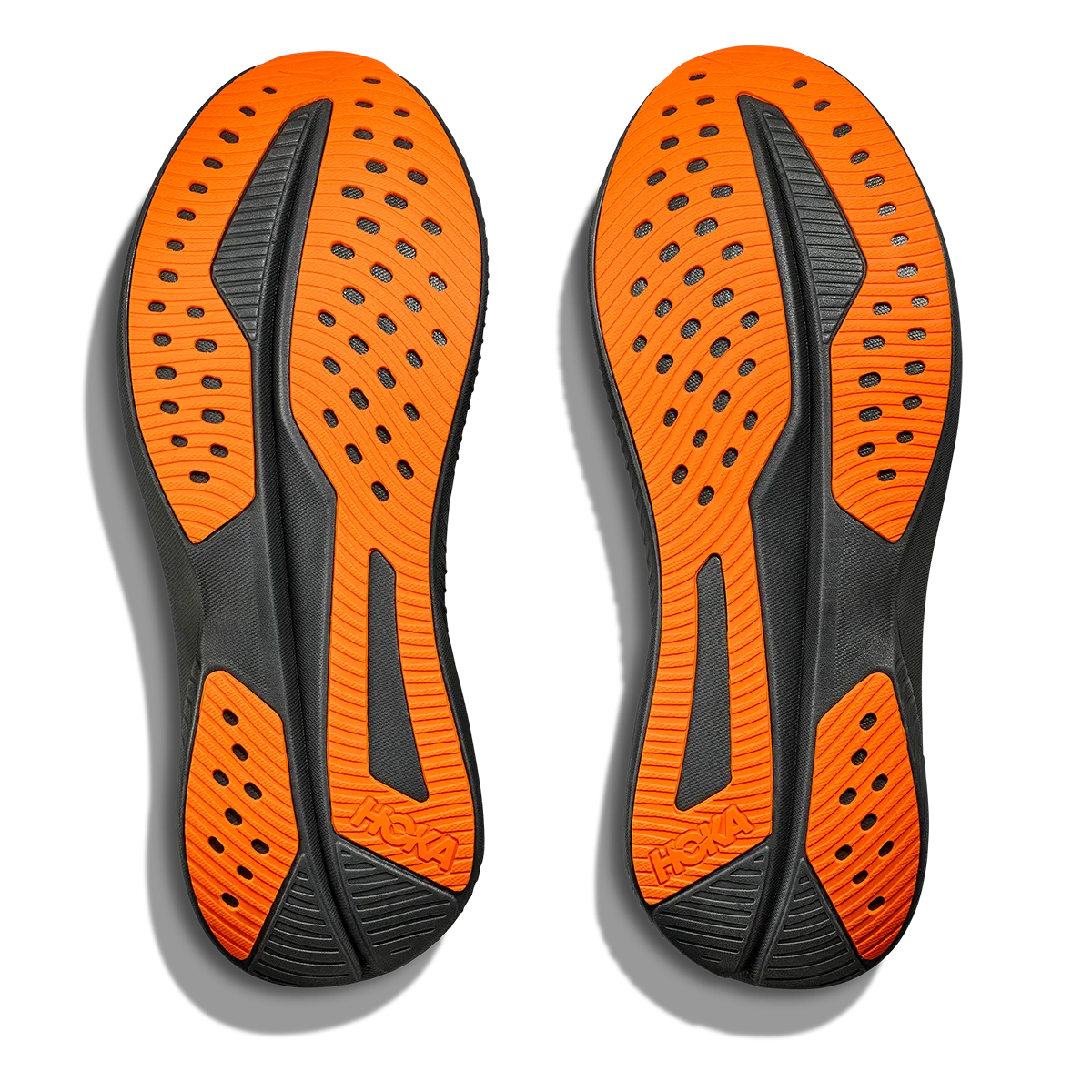 Hoka Mach 6 - Schwarz - Elektrisches Tangerin