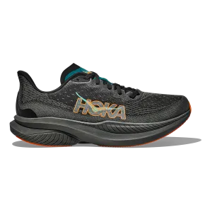 Hoka Mach 6 - Schwarz - Elektrisches Tangerin