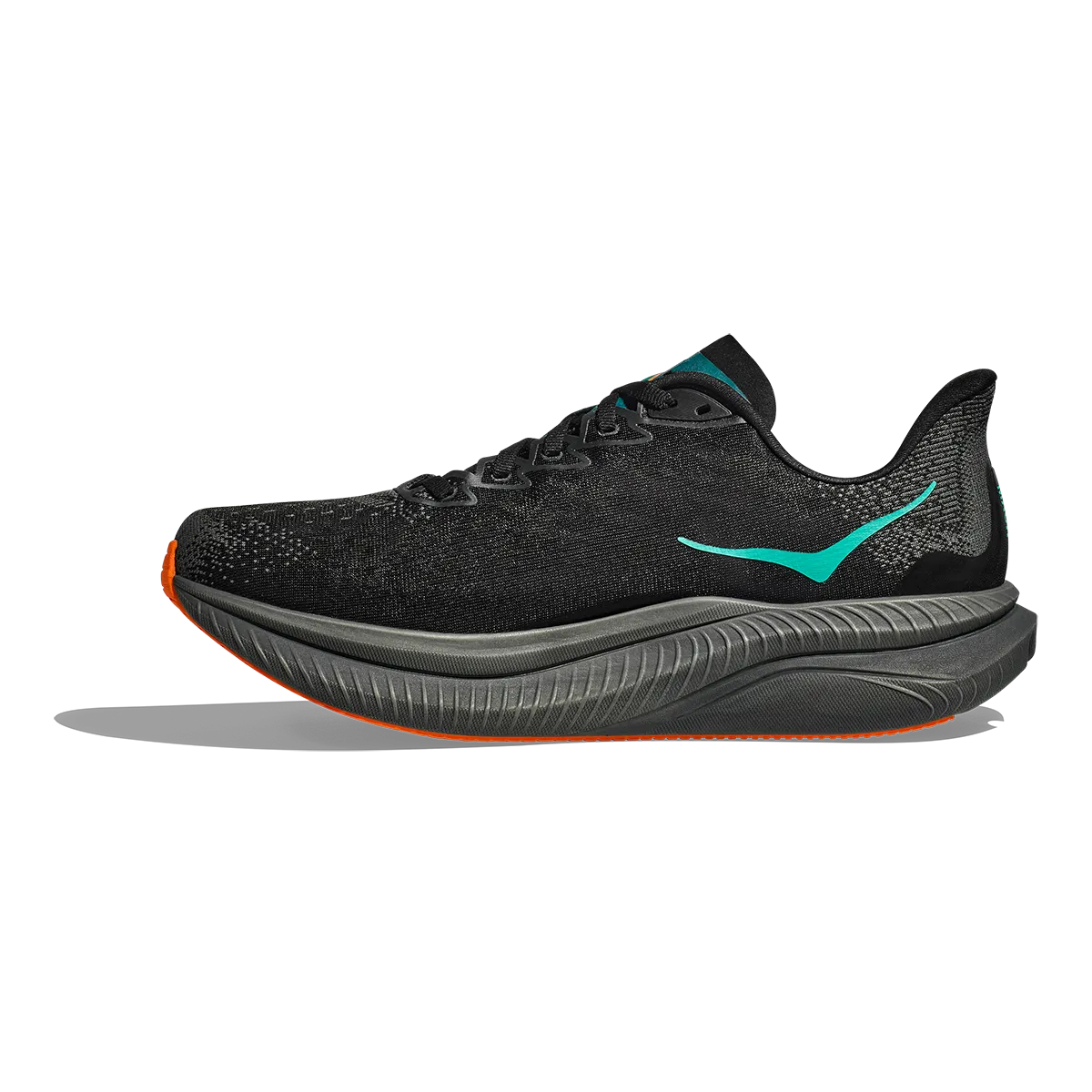 Hoka Mach 6 - Schwarz - Elektrisches Tangerin