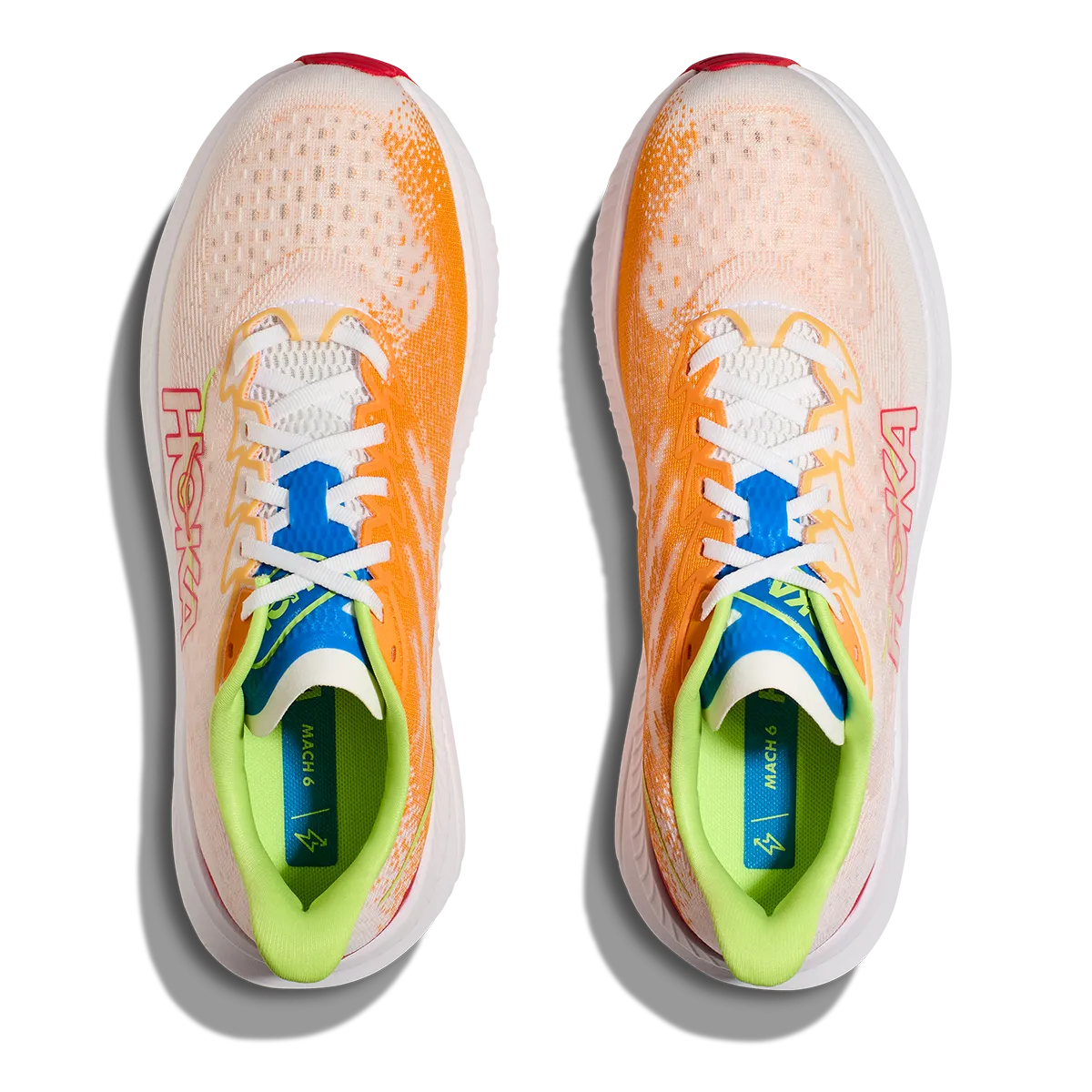 Hoka Mach 6 - Weiß - Sonneneruption