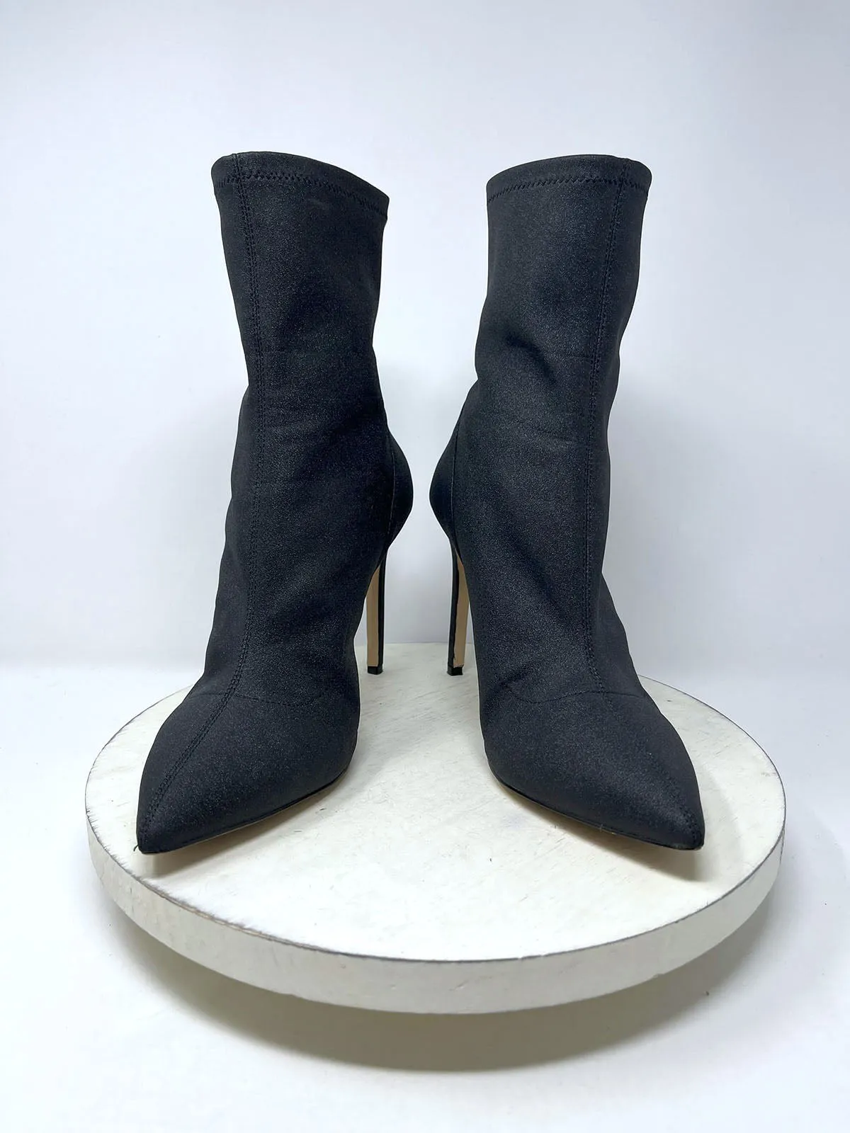 Jewel By Badgley Mischka Größe 10 Schwarze Glitzer Stiefel