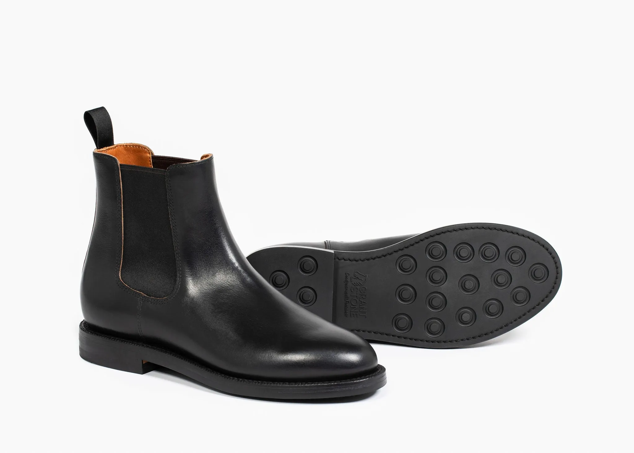 Josephine Chelsea Stiefel Schwarz Chromexcel