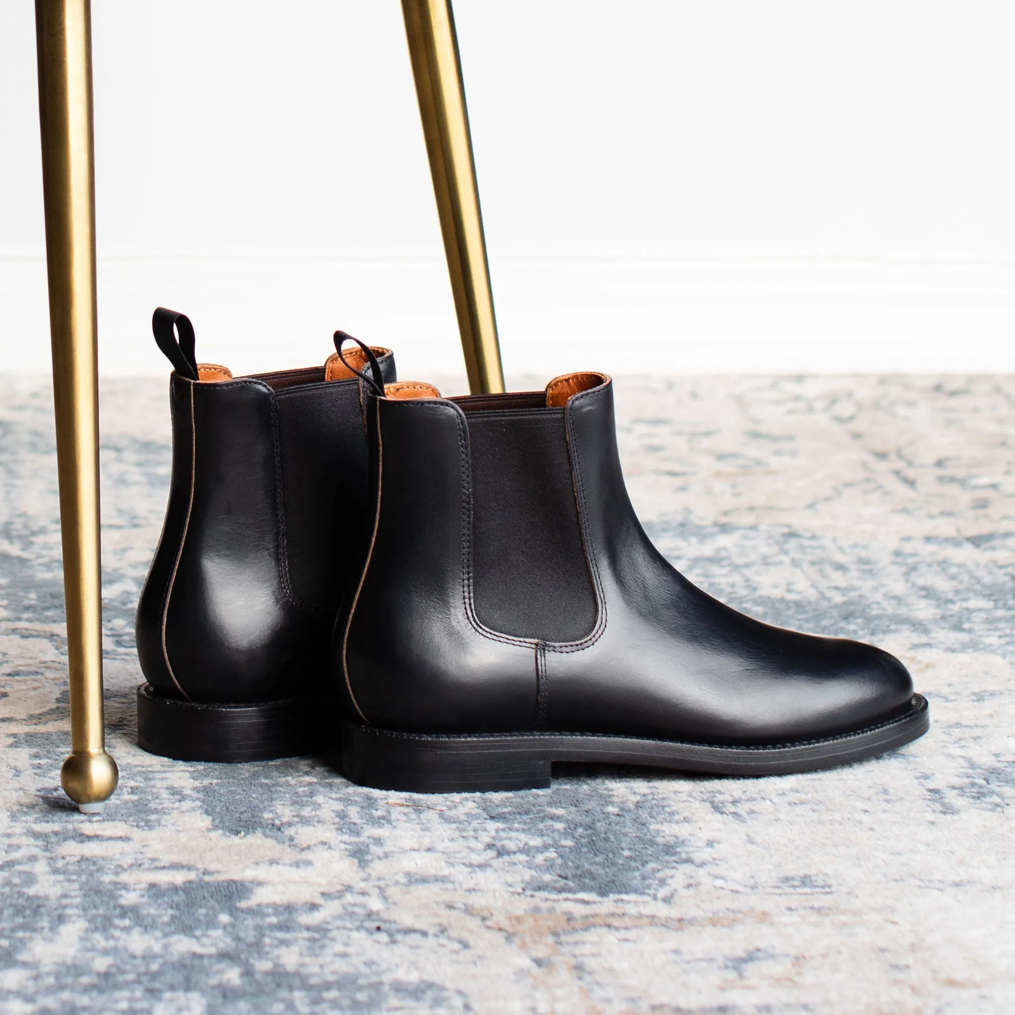 Josephine Chelsea Stiefel Schwarz Chromexcel