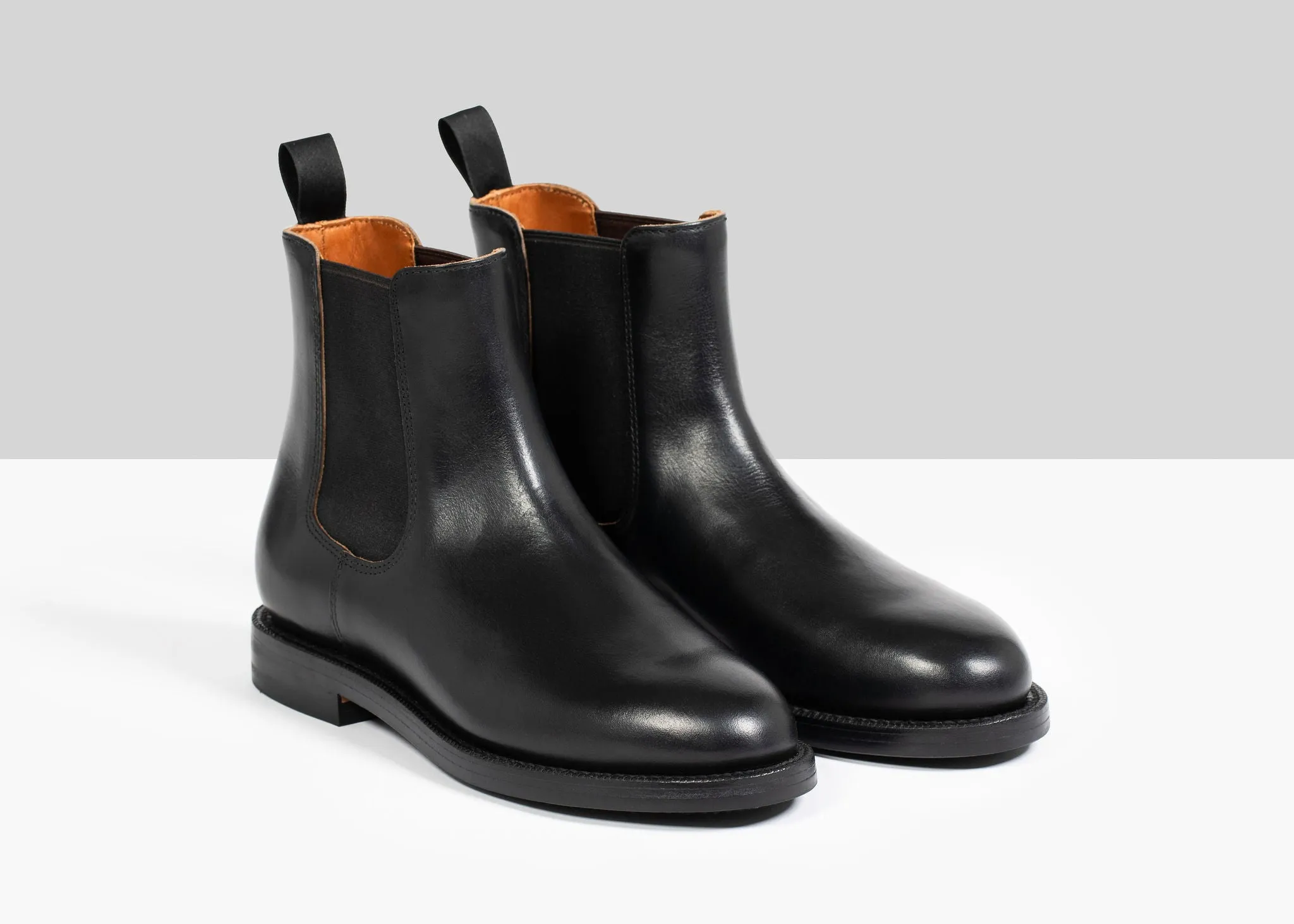 Josephine Chelsea Stiefel Schwarz Chromexcel