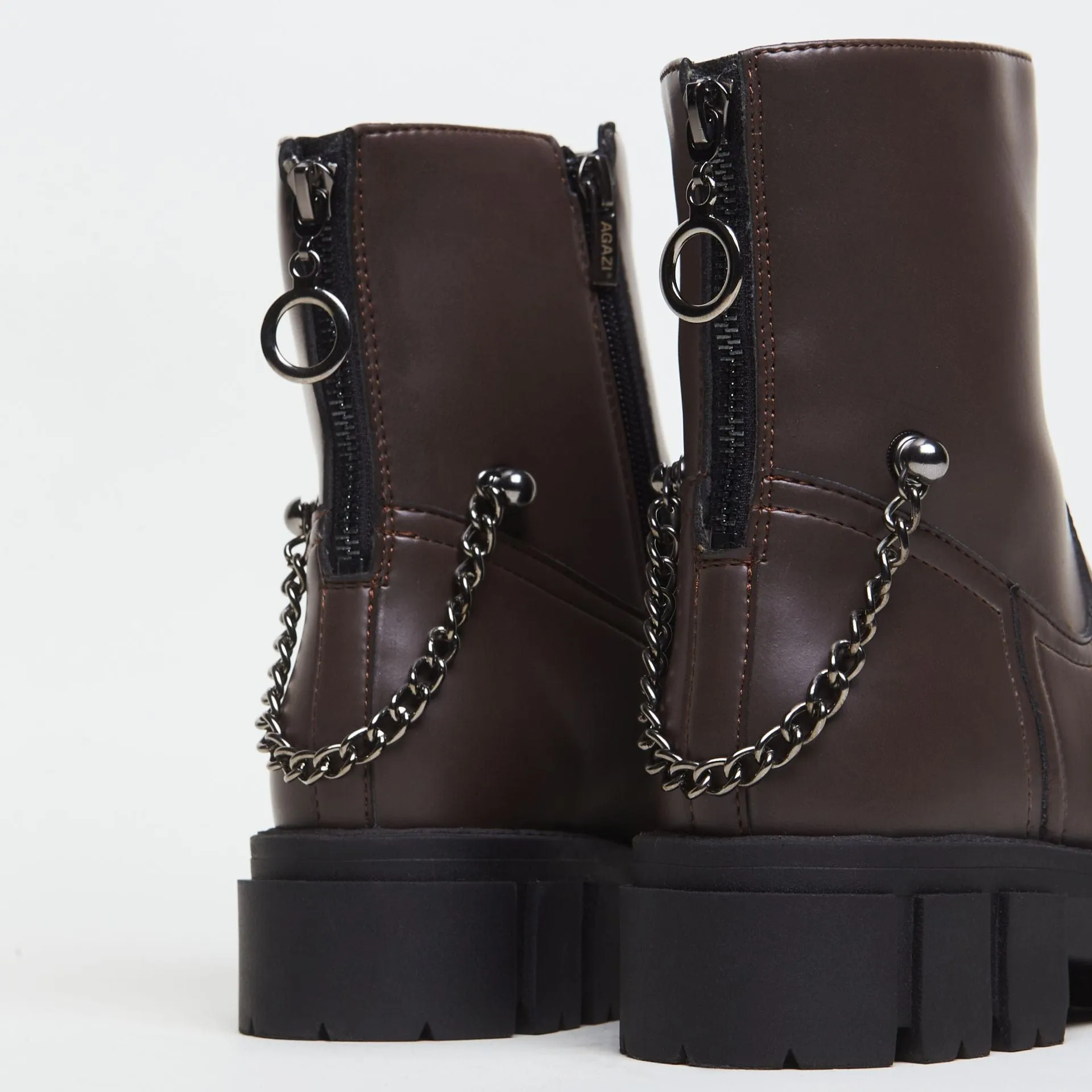 Kama Vegan Apfel-Leder Stiefel | Schokolade