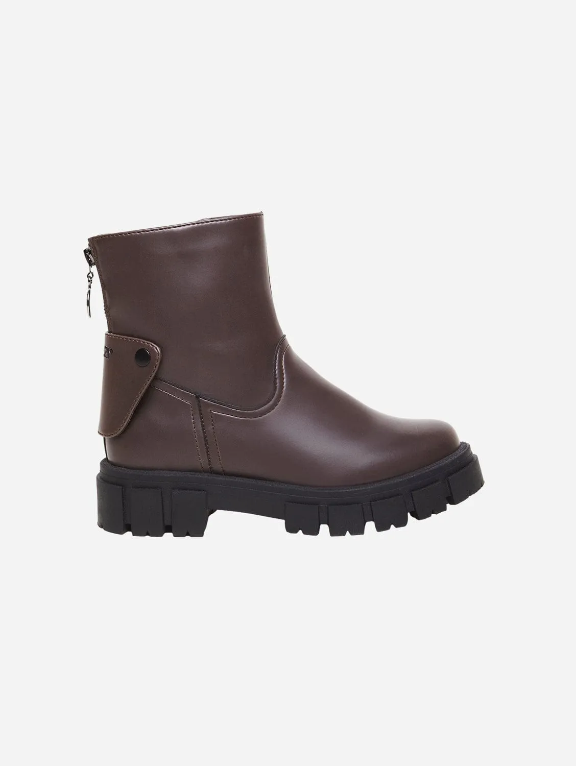 Kama Vegan Apfel-Leder Stiefel | Schokolade