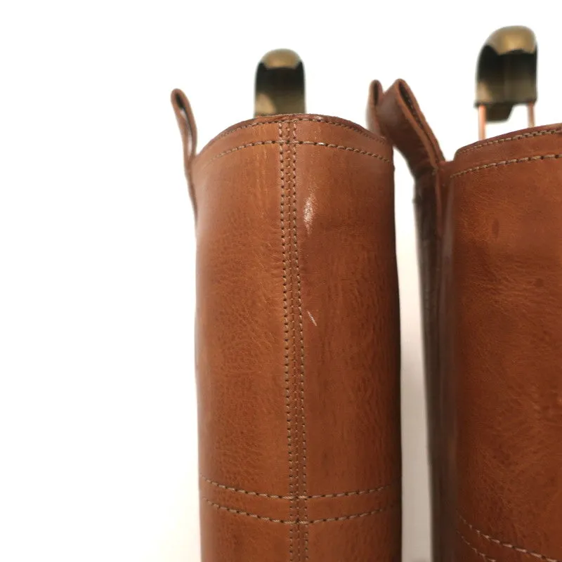L'Autre Chose Stiefeletten Caramel Leder Größe 37