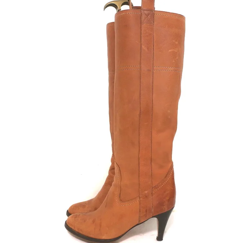 L'Autre Chose Stiefeletten Caramel Leder Größe 37