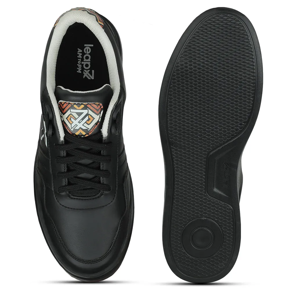 Leap7x Schwarze Freizeitsneaker Für Herren NICOLAS-1E Von Liberty