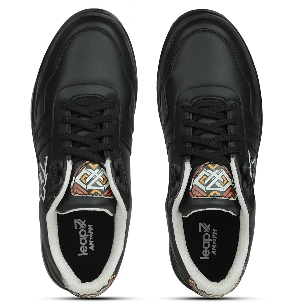 Leap7x Schwarze Freizeitsneaker Für Herren NICOLAS-1E Von Liberty