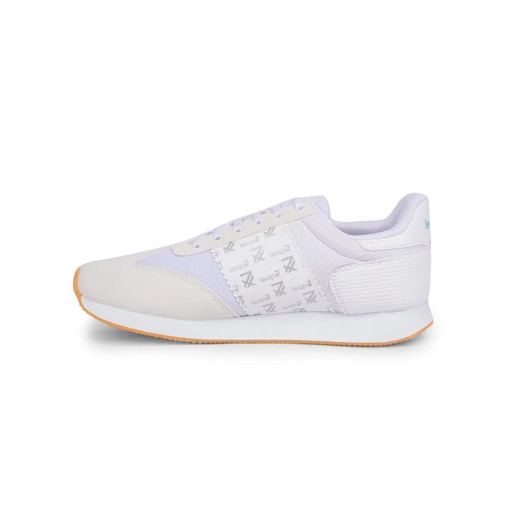 Leap7x Casual Weiße Schnürsneaker Für Männer BACKAM-1E Von Liberty