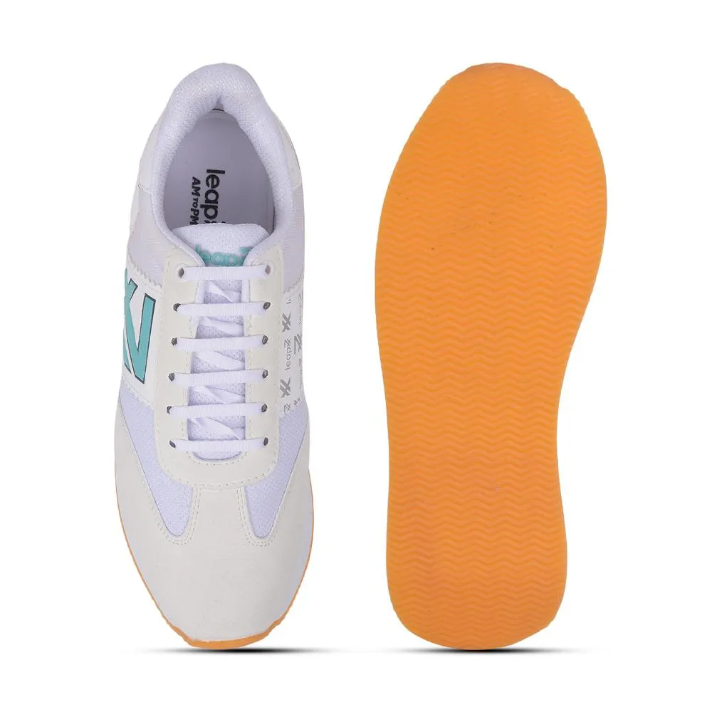 Leap7x Casual Weiße Schnürsneaker Für Männer BACKAM-1E Von Liberty