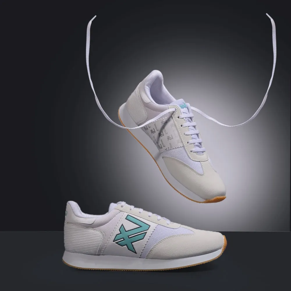 Leap7x Casual Weiße Schnürsneaker Für Männer BACKAM-1E Von Liberty
