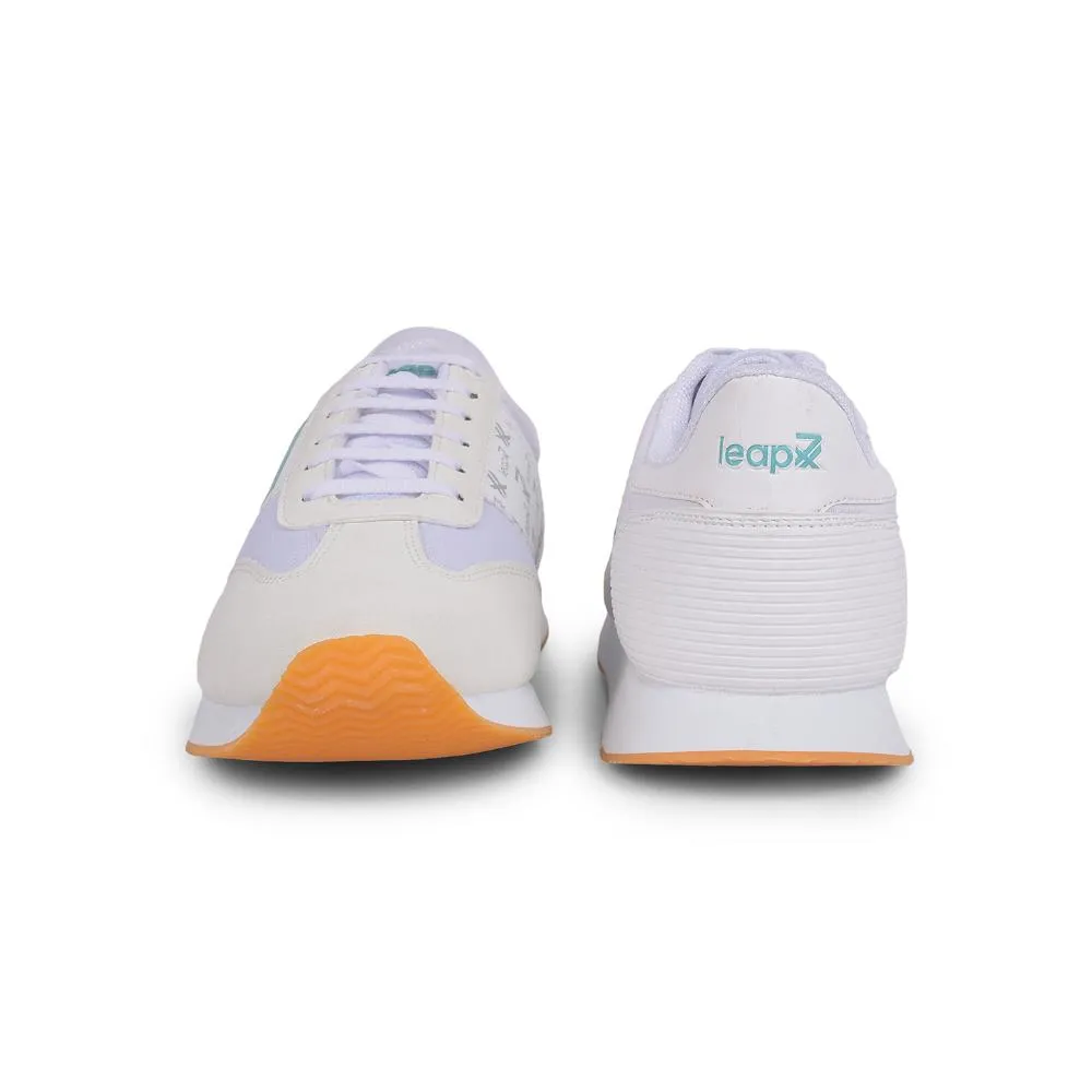 Leap7x Casual Weiße Schnürsneaker Für Männer BACKAM-1E Von Liberty