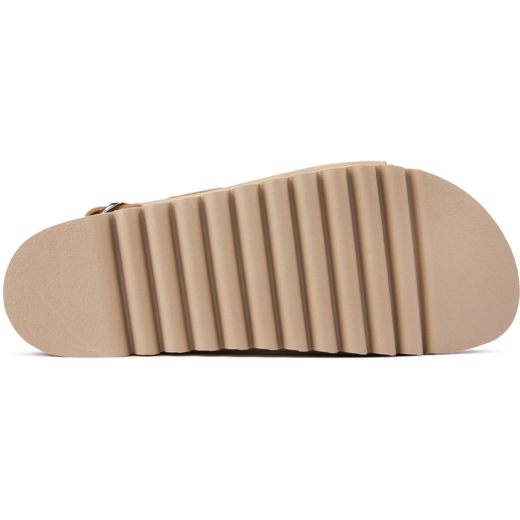 Lima Damen-Vegan-Fußbett-Sandalen | Beige