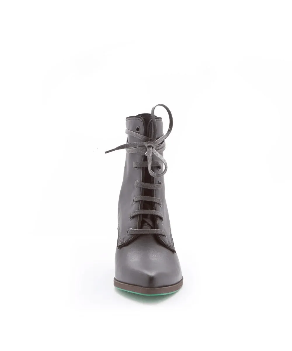 Lot AppleSkin Vegan Leder Cowboy-Stiefel | Schwarz