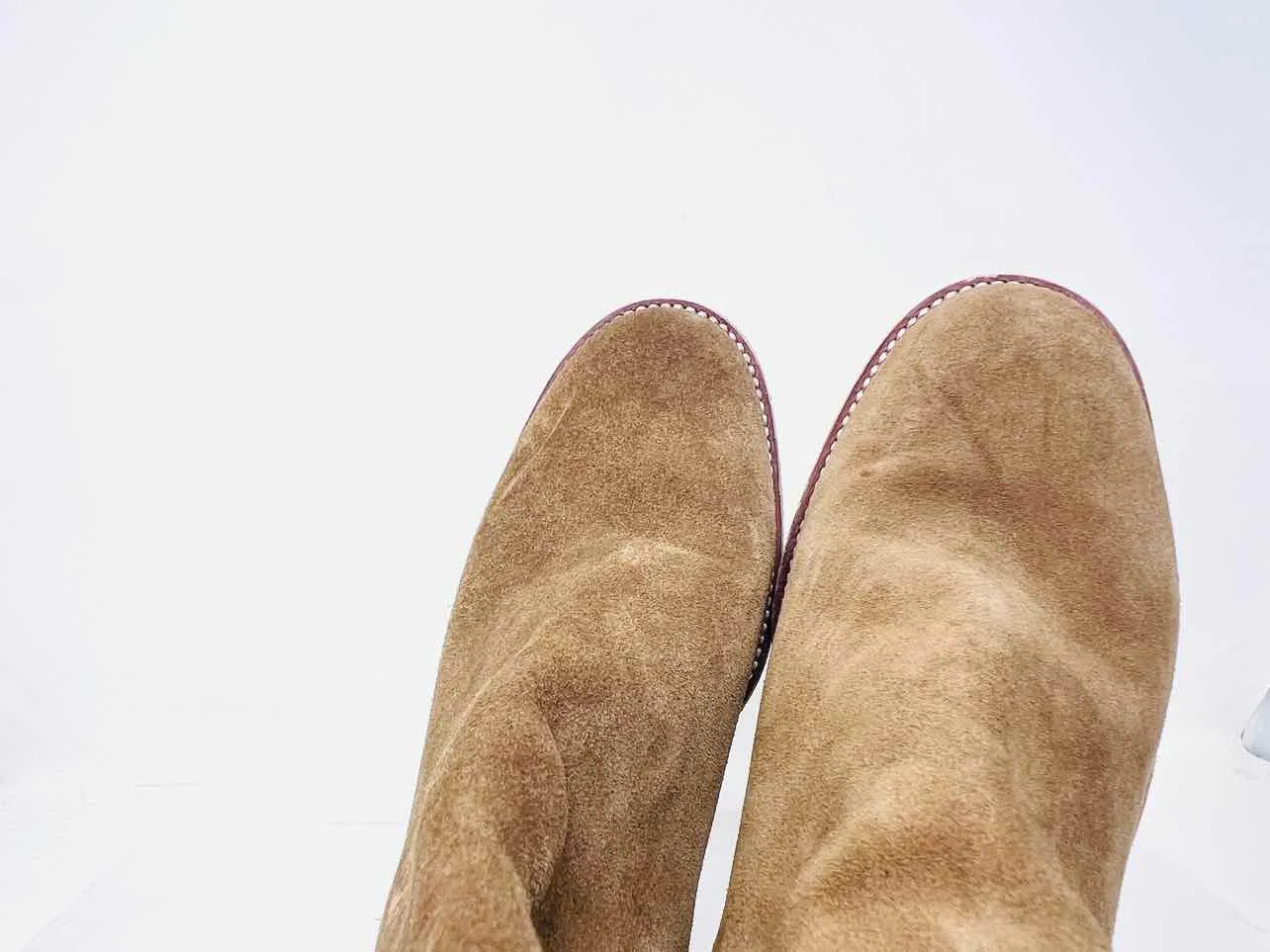 Madewell Größe 10 Olives Stretch-Suede Stiefeletten
