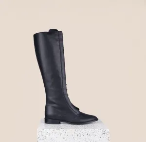 Milano Tall - Schwarzes Leder