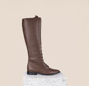 Milano Tall - Schokoladenbraunes Leder