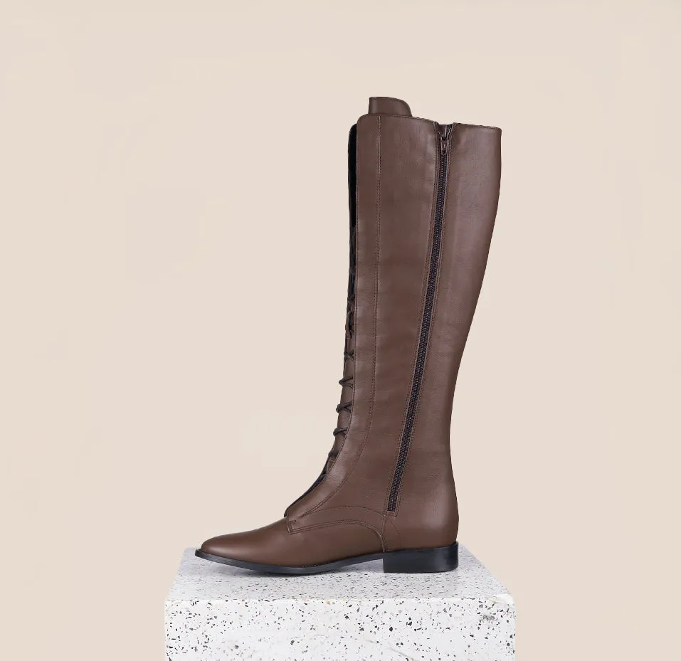 Milano Tall - Schokoladenbraunes Leder
