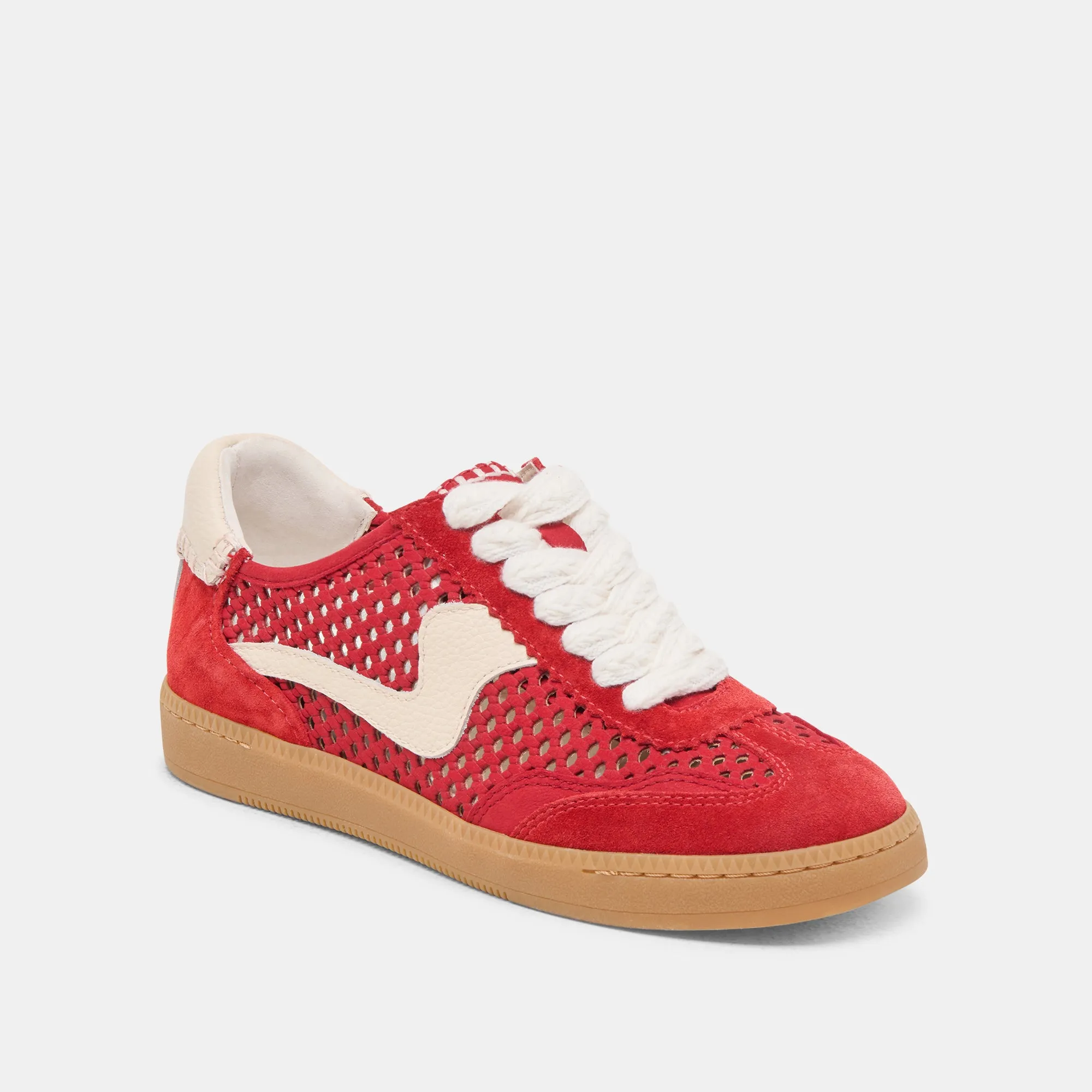NOTICE SNEAKERS CHERRY PERFORIERTES NUBUCK