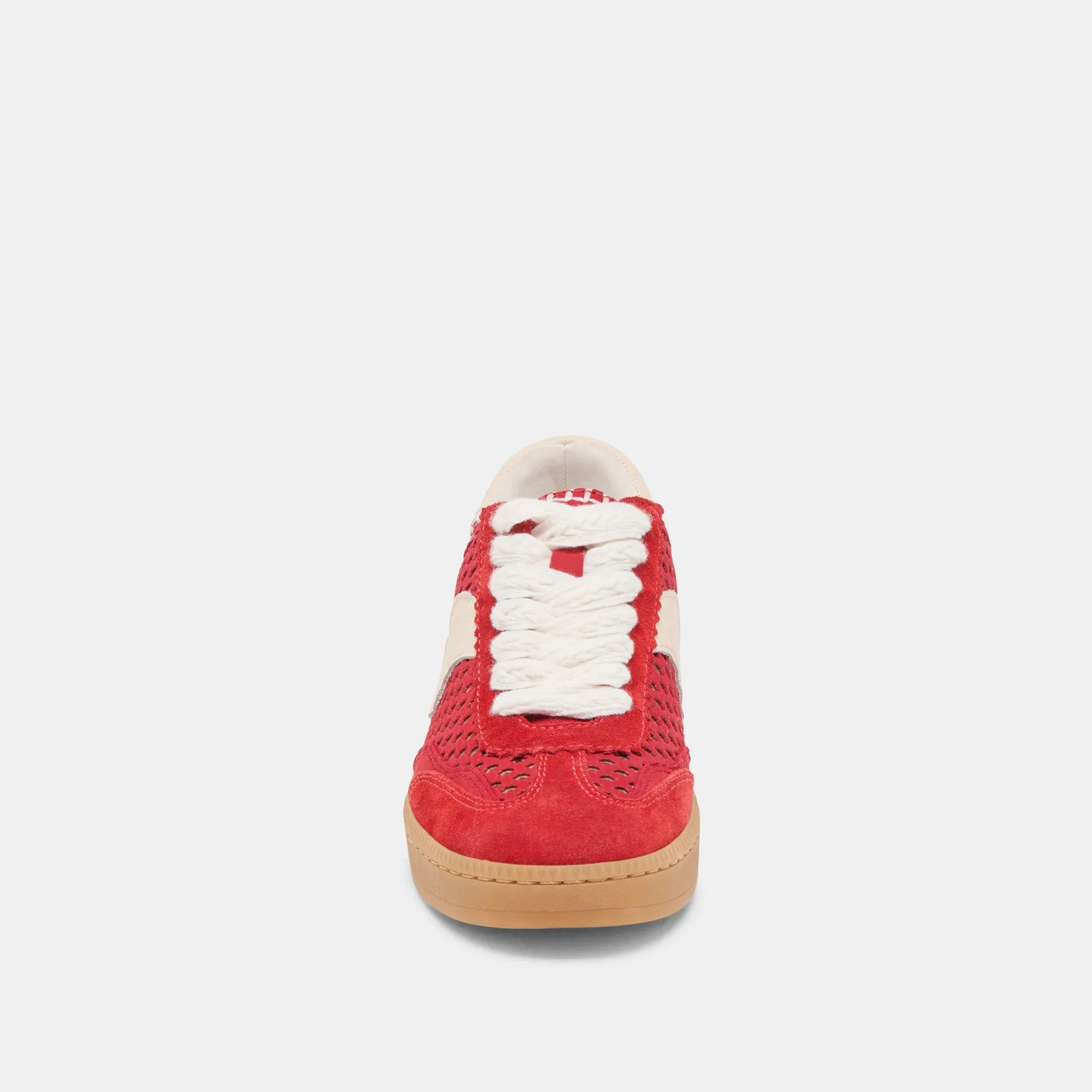 NOTICE SNEAKERS CHERRY PERFORIERTES NUBUCK
