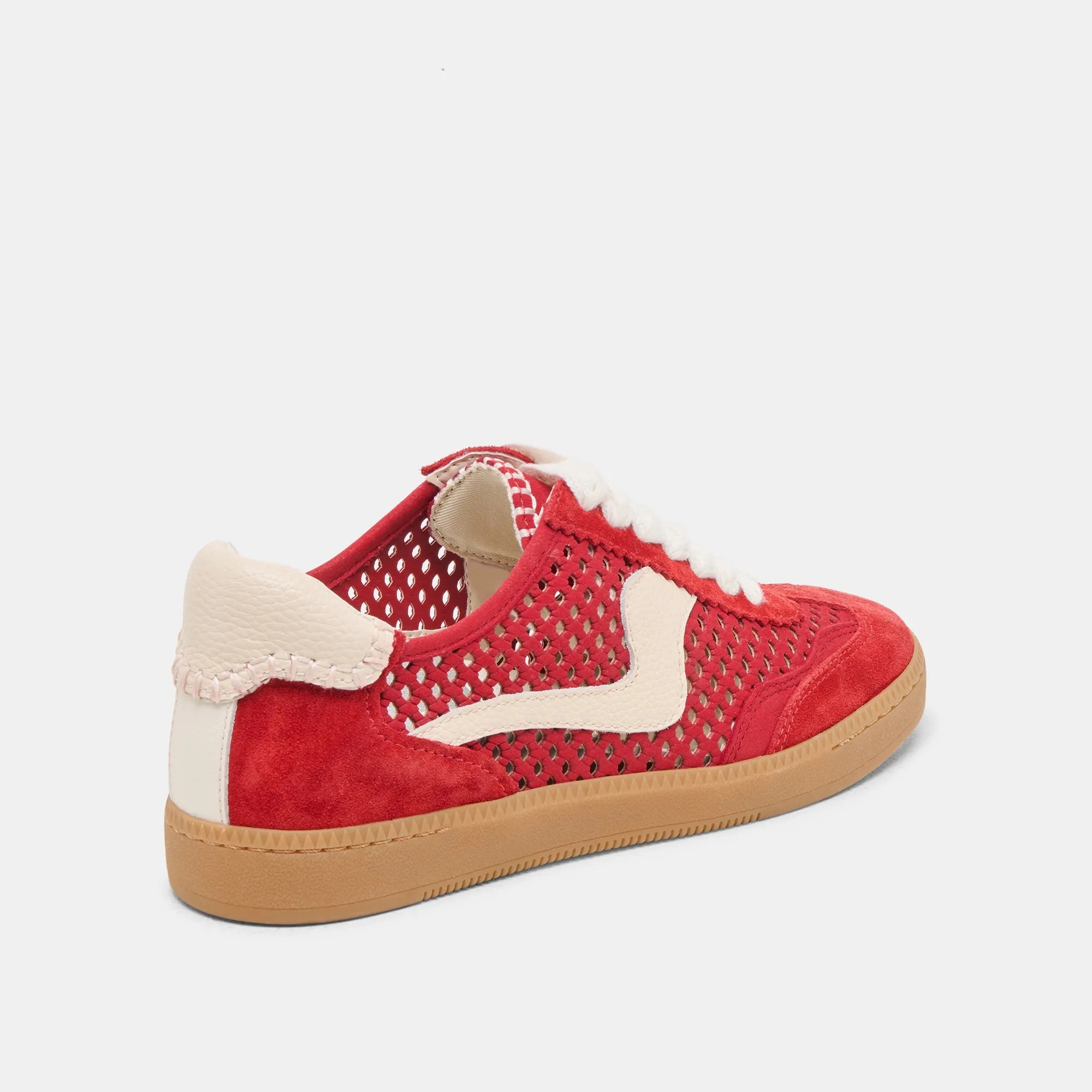 NOTICE SNEAKERS CHERRY PERFORIERTES NUBUCK