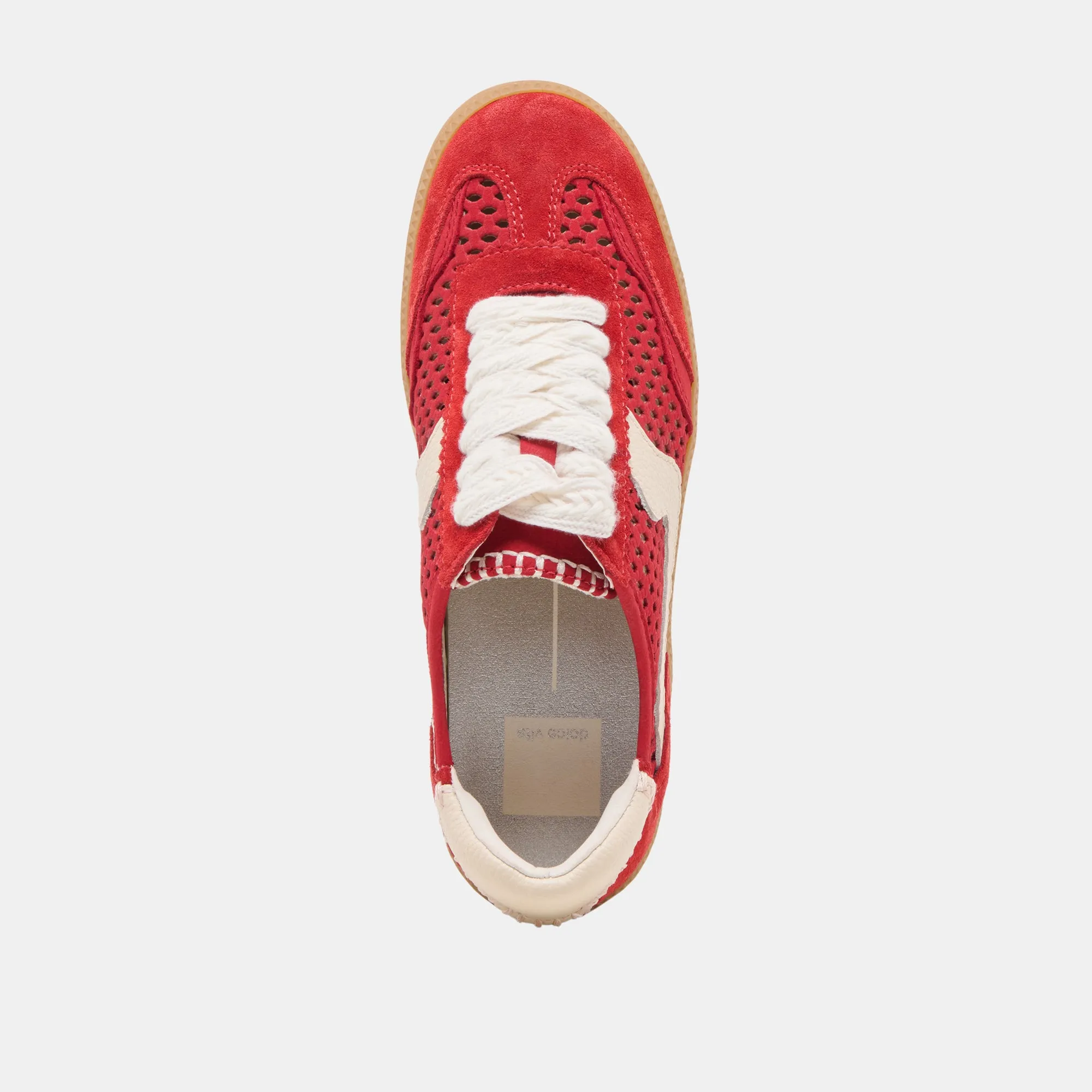 NOTICE SNEAKERS CHERRY PERFORIERTES NUBUCK