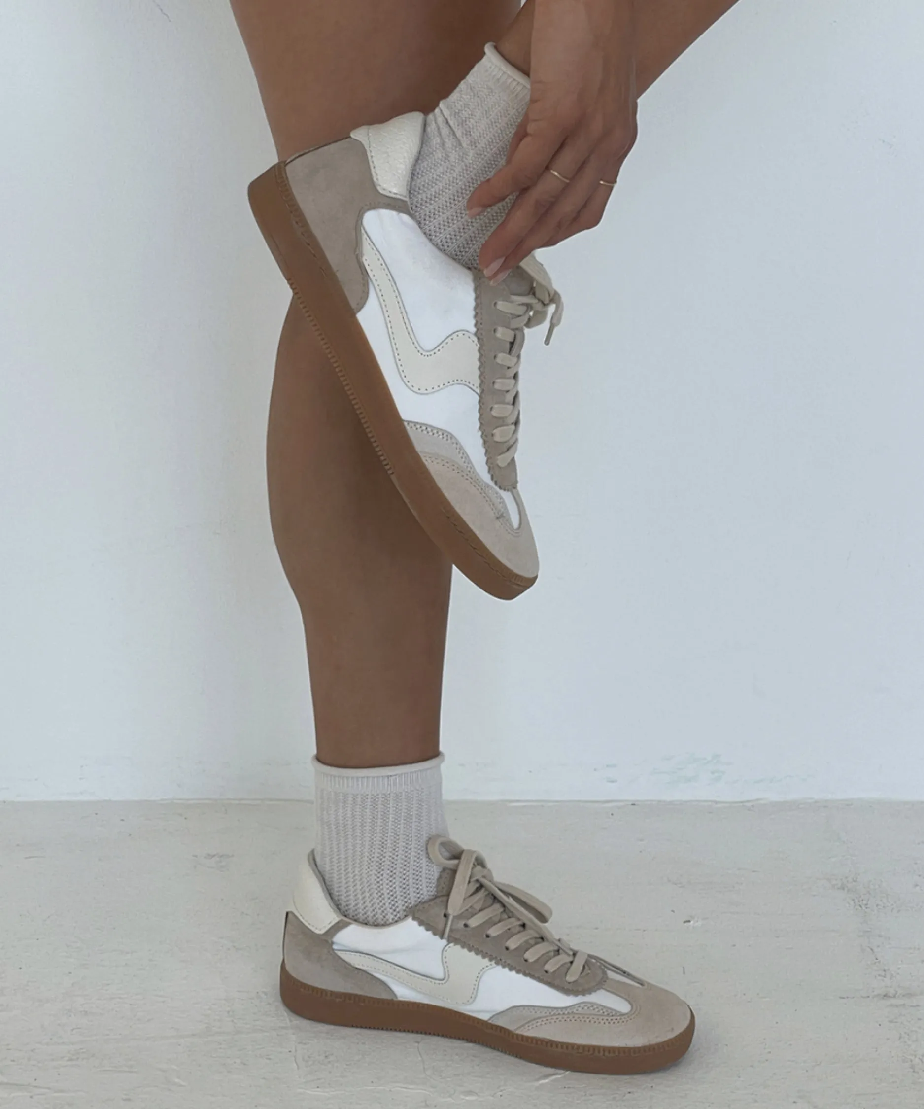 NOTICE SNEAKERS ELFENBEIN MULTI NYLON