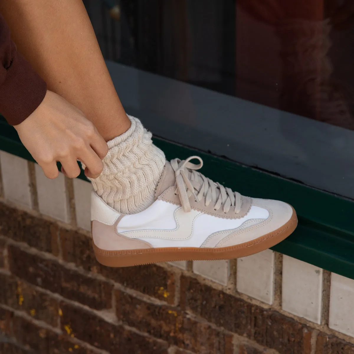 NOTICE SNEAKERS ELFENBEIN MULTI NYLON