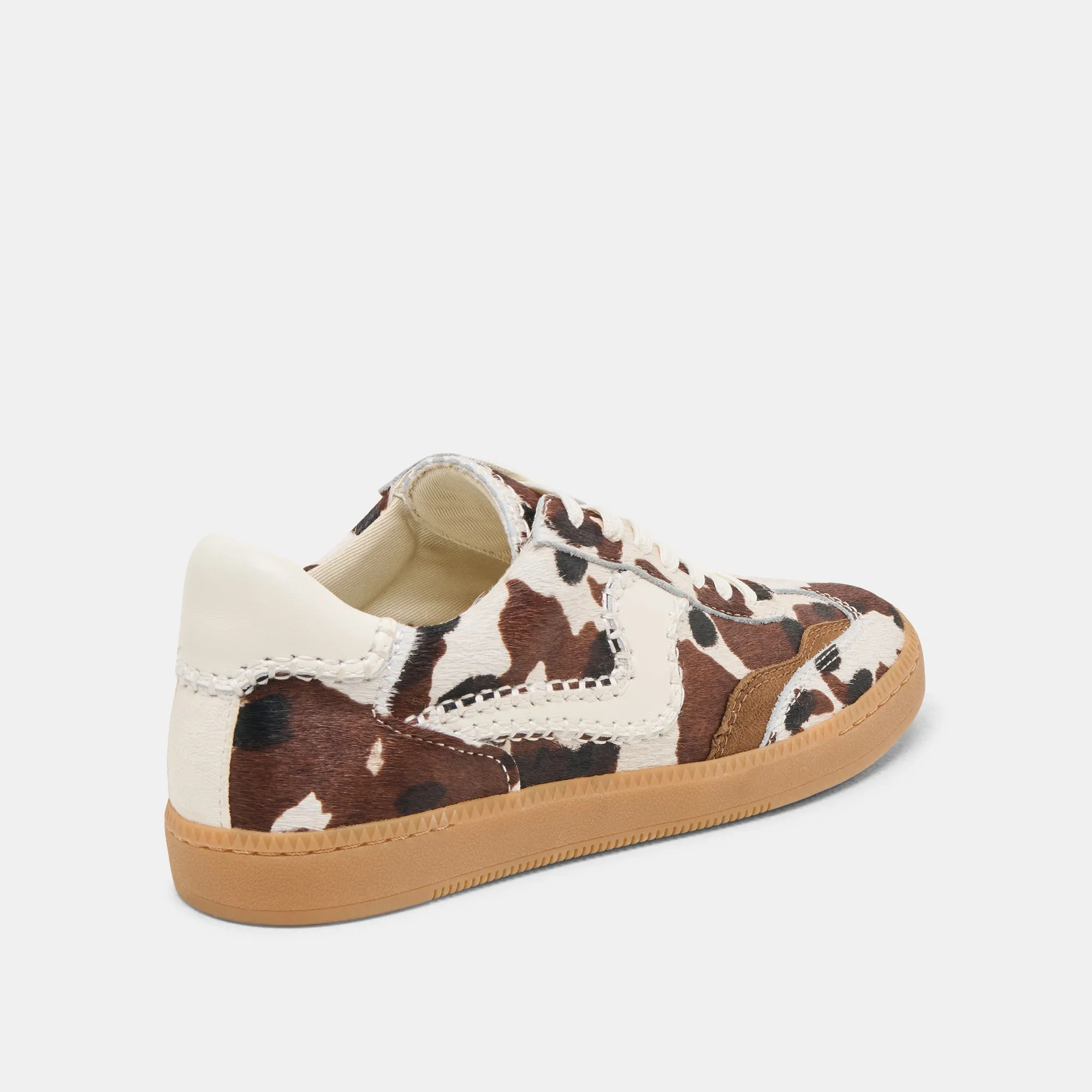 HINWEIS STITCH SNEAKERS KAKAO STIER KALBSHAAR
