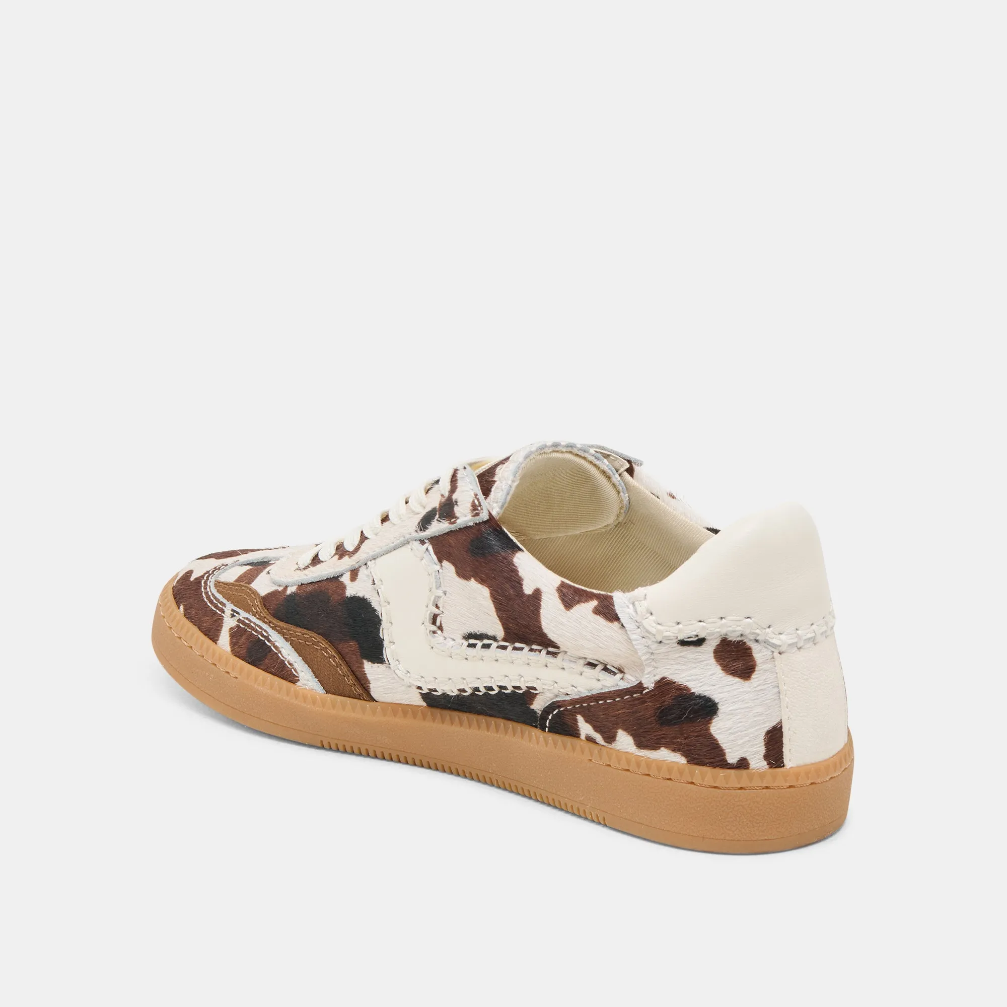 HINWEIS STITCH SNEAKERS KAKAO STIER KALBSHAAR