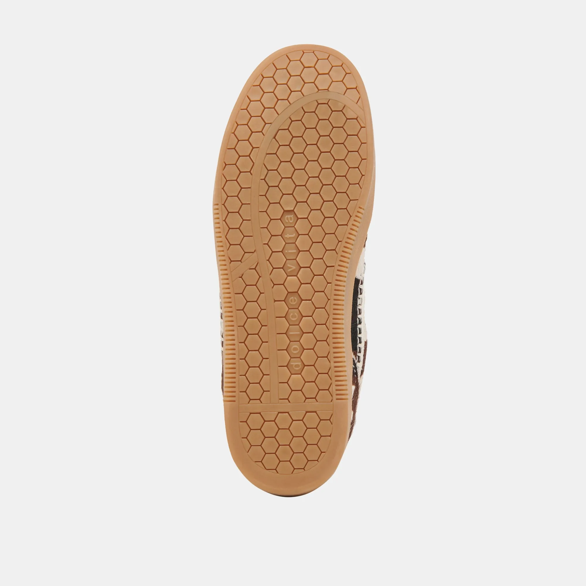 HINWEIS STITCH SNEAKERS KAKAO STIER KALBSHAAR