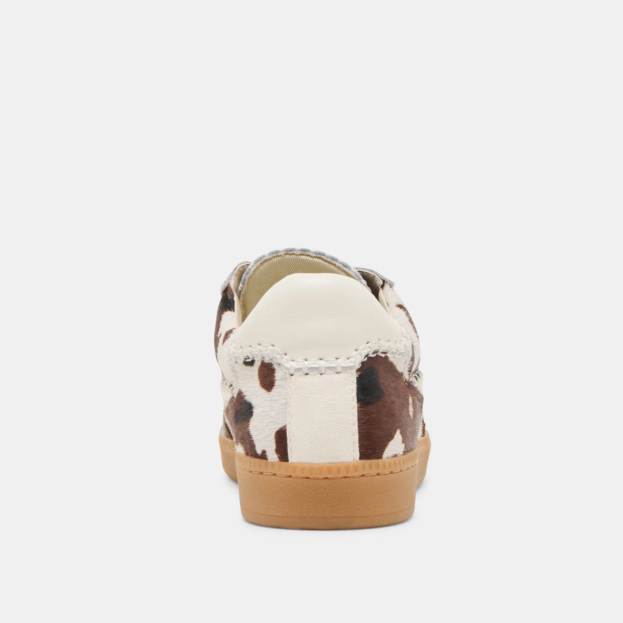 HINWEIS STITCH SNEAKERS KAKAO STIER KALBSHAAR